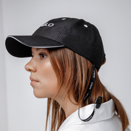 КЕПКА SMELO СО СТРАХОВКОЙ (Черный, 56) КЕПКА SMELO СО СТРАХОВКОЙ (Черный, 56)