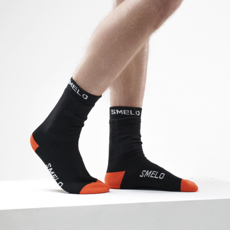 МЕМБРАННЫЕ НОСКИ SMELO (XL, Черный с оранжевым)