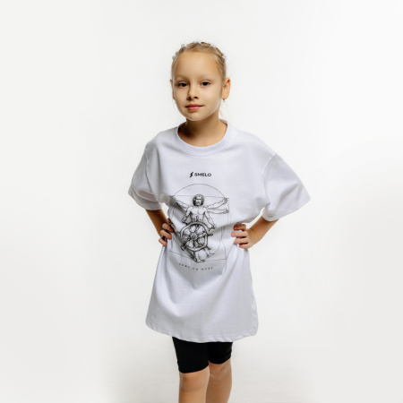 Футболка с принтом  (140 см, Хожу по воде)